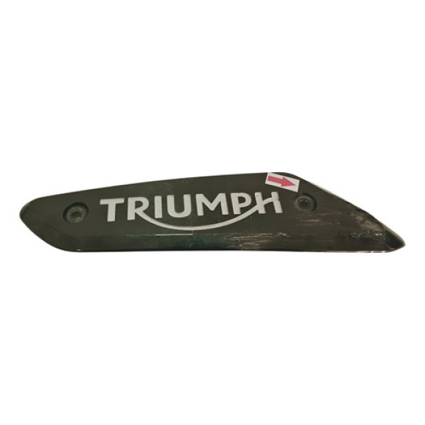 Emblema Esq Triumph Tiger 1200 Explorer 12/17 Detalhes 55754 Preto