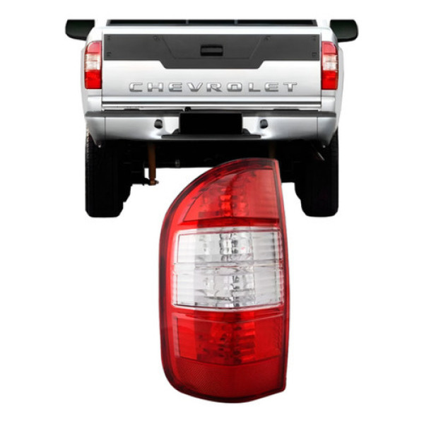 Lanterna Traseira S10 2001 A 2009 Cristal