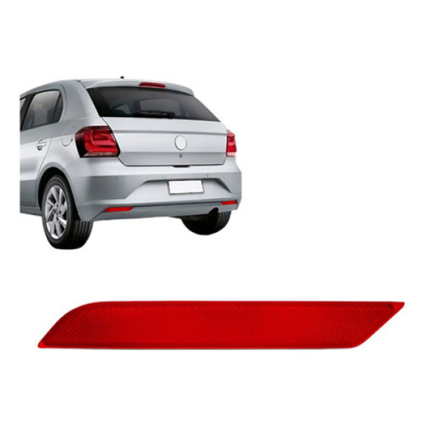 Refletor Parachoque Gol G7 2018 2019 2020