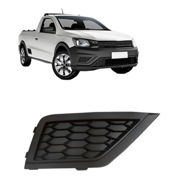 Moldura Milha Gol Trend 2019 Saveiro 2017 A 2019 S/furo
