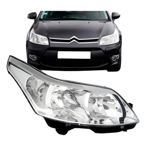 Farol Citroen C4 Pallas & Hatch 2007 08 09 10 11 12 2013 Tyc