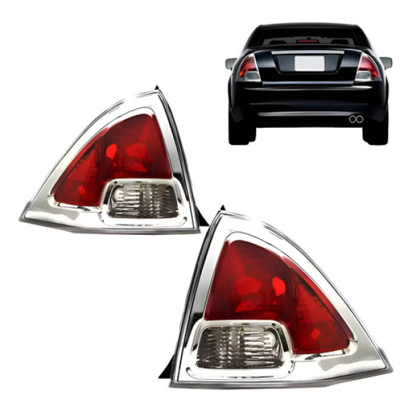Par Lanterna Traseira Ford Fusion 2005 06 07 2008 2009 Tyc Ambos Lados Bicolor
