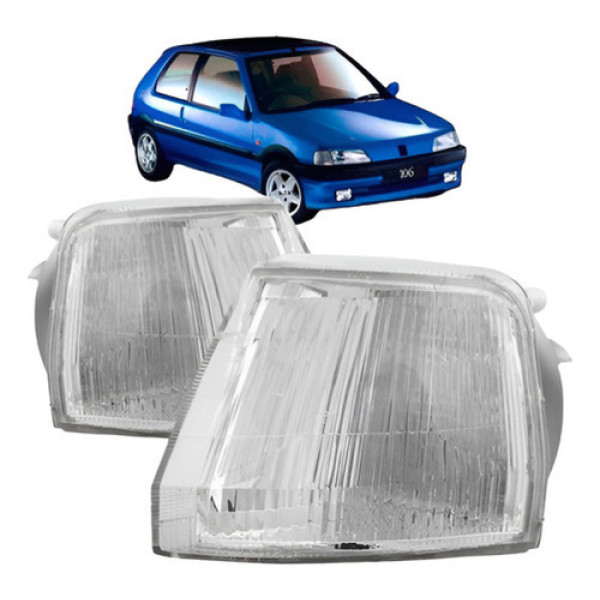 Par Pisca Seta Lanterna Dianteira Peugeot 106 1992 Á 1996