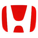 Aplique Emblema Grade Civic 07 A 11 \\ Fit 09 A 14 Vermelho