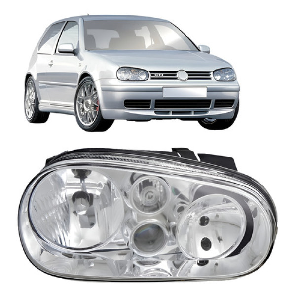 Farol Golf Gti 98 99 00 01 02 2003 2004 2005 2006 Com Milha