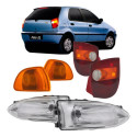 Kit Farol Palio + Pisca + Lanterna Traseira 96 97 98 99 Ambos Lados