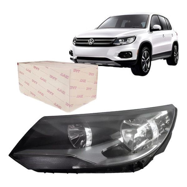 Farol Tiguan 2012 2013 2014 15 A 2017 Sem Led Xénon Esquerd Esquerdo/motorista