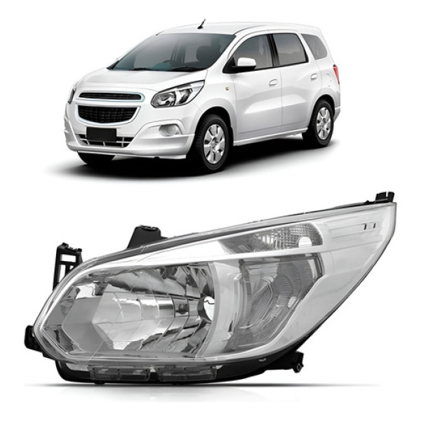 Farol Spin 2012 2013 2014 2015 2016 Cromado Manual Oferta