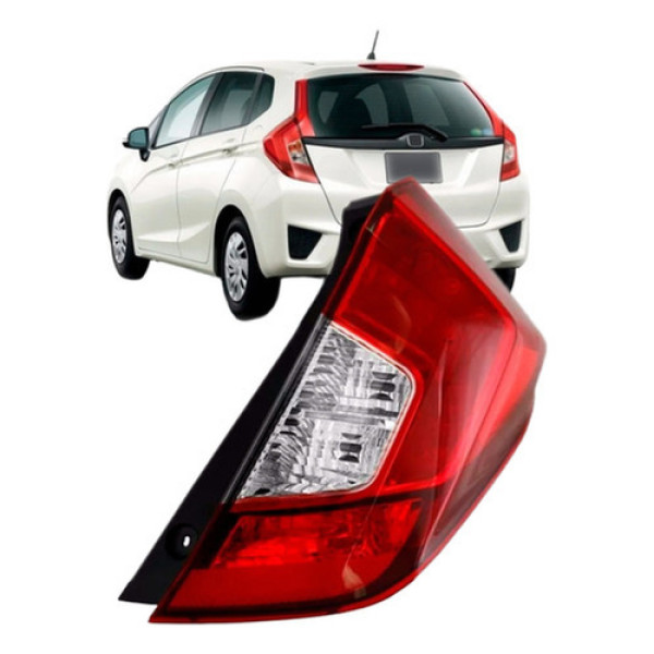 Lanterna Traseira Fit 2018 2019 2020 2021 Com Led