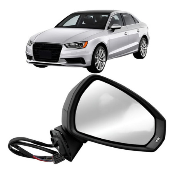 Retrovisor Audi A3 2013 A 2016 Eletrico Termico Com Pisca