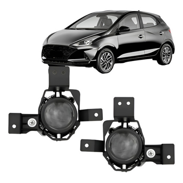 Par Farol Milha Auxiliar Hb20 2020 2021 Modelo Original