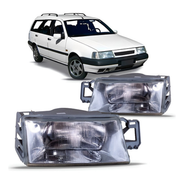 Farol Tempra Sw 1991 92 93 94 1995 Cromado