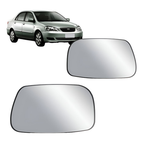 Par Lente Retrovisor Corolla 2003 2004 2005 2006 2007 2008