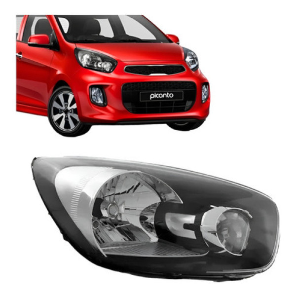 Farol Picanto 2012 13 14 15 16 2017 Manual Modelo Original