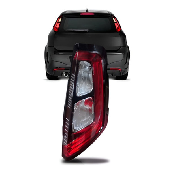 Lanterna Traseira Punto Sporting Tjet 2012 13 14 15 2016 Led