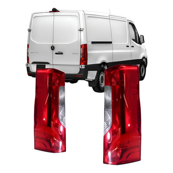 Par Lanterna Traseira Sprinter C/ Led 2019 A 2022