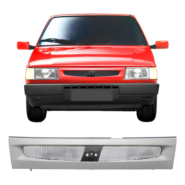 Grade Radiador Uno Smart 2001 2002 2003 2004 Primer Cinza Primer
