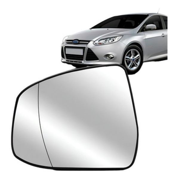 Lente Retrovisor Focus 2014 15 16 17 18 2019 Asférico