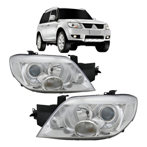 Farol Mitsubishi Airtrek 2004 Á 2008 Pajero Tr4 2010 Á 201