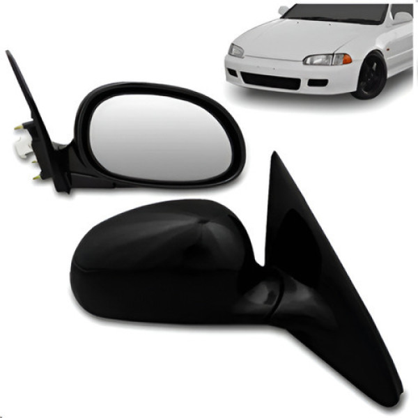 Par Retrovisor Civic 1992 1993 1994 1995 Coupe Eletrico