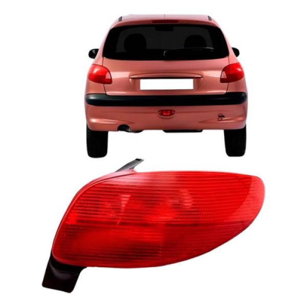 Lanterna Traseira Peugeot 206 1998 A 2002 Modelo Original