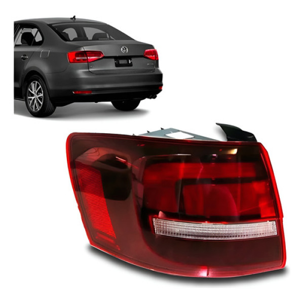 Lanterna Traseira Jetta 2016 A 2017 Canto Fume C/ Led