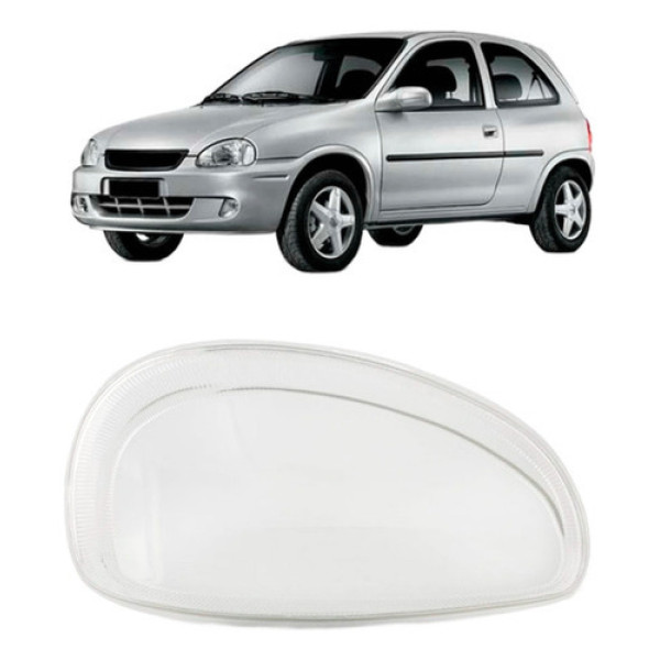 Lente Farol Corsa 2000 2001 2002 Liso