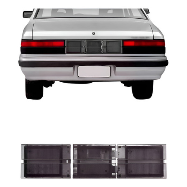 Aplique Traseiro Opala 1988 1989 1990 1991 1992 Fume Esquerdo/motorista Fumê