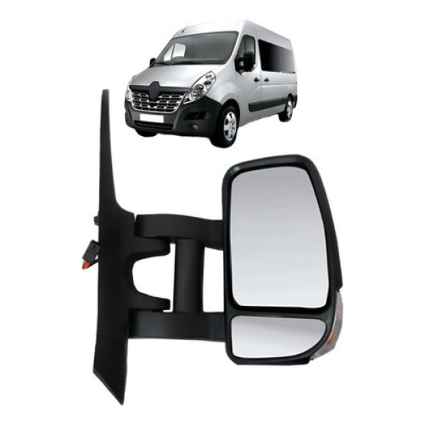 Retrovisor Eletrico Master 2013 A 2017 C/ Pisca Longo