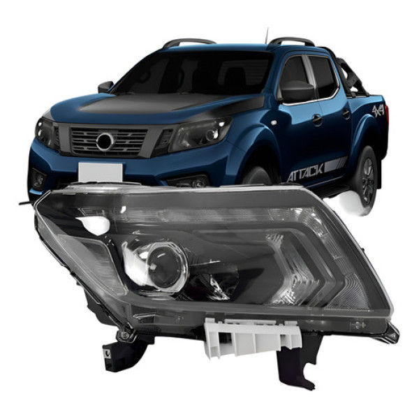 Farol Frontier Attack Máscara Negra Manual 2017/2019 S/led Direito/passageiro