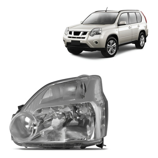 Farol Nissan X-trail 2009-2012 Manual Esquerdo/motorista