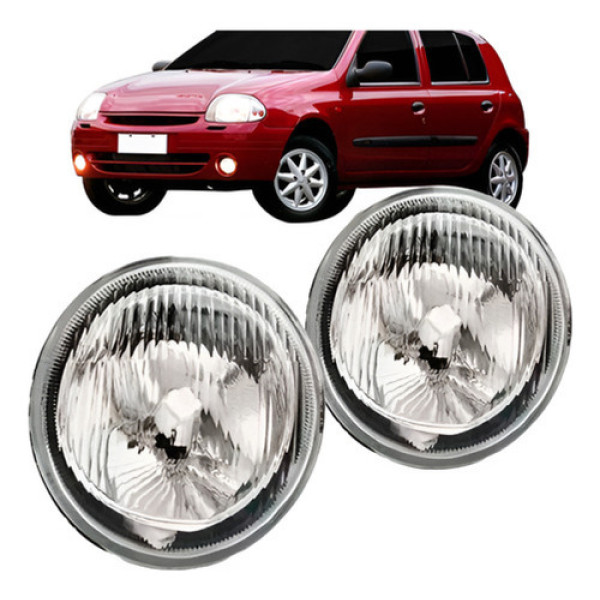 Par Farol Milha Auxiliar Renault Clio 2000 2001 2002 2003 Tw