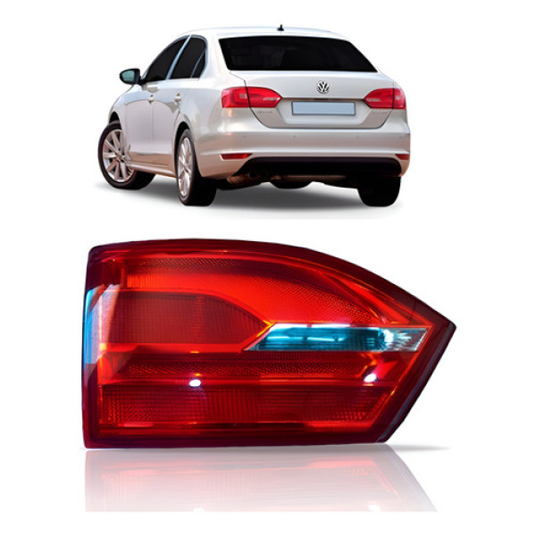 Lanterna Jetta Tampa Mala 2011 2012 2013 Esquerdo Esquerdo/motorista Vermelho