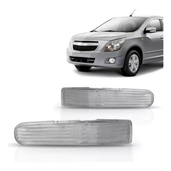 Par Lente Pisca Retrovisor Cobalt 2012 A 2015