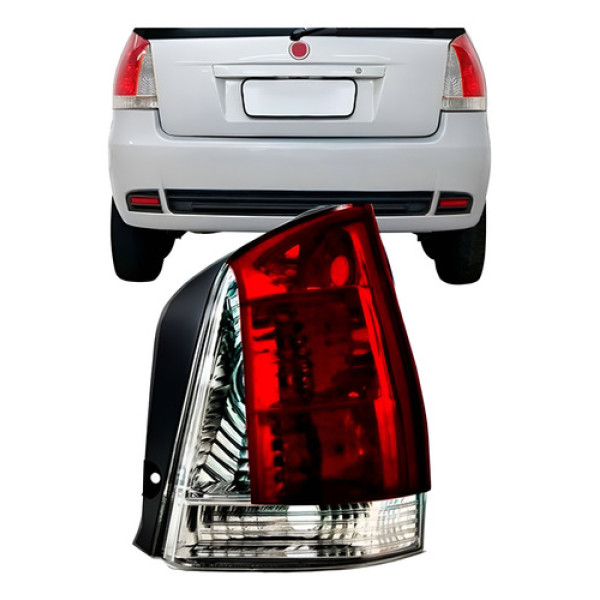 Lanterna Traseira Palio Economy 2010 2011 A 2015 Fume Claro