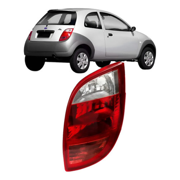 Lanterna Traseira Lado Ford Ka 2003 A 2007 Cristal Re Rosa