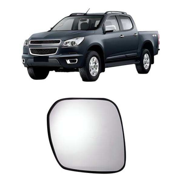 Lente Retrovisor S10/trailblazer 2012 A 2016 Elétrico