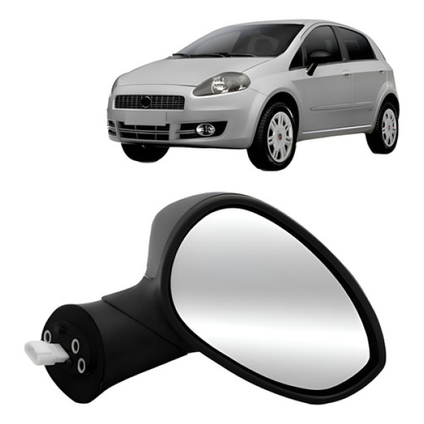 Retrovisor Punto 2007 08 09 10 A 2012 Eletrico Cabeça Grand