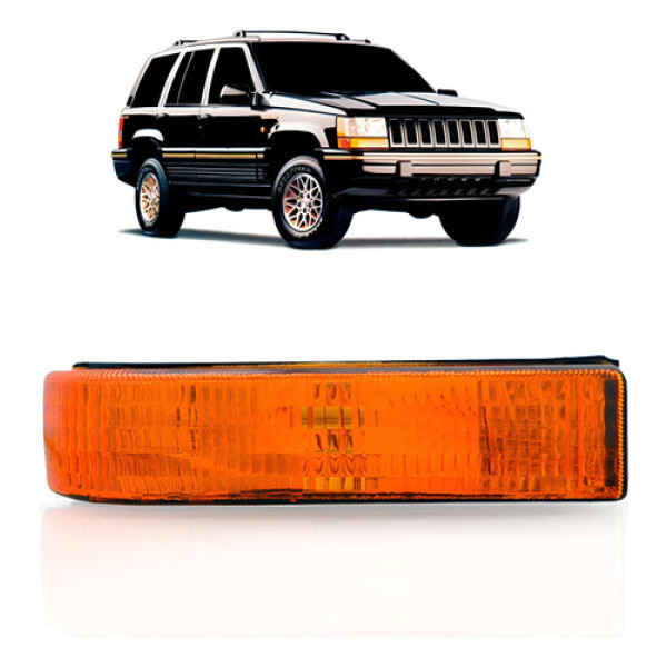 Pisca Seta Grand Cherokee 97 98 99 00 01 02 Âmbar Inferior Laranja