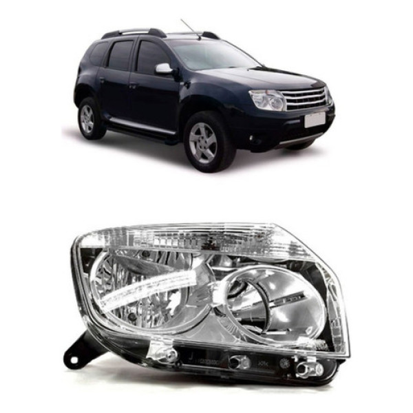 Farol Duster 2010 A 2014 Cromado