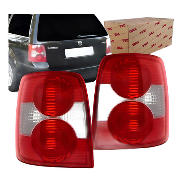 Par Lanterna Passat Alemão 2001 2002 2003 04 2005 Modelo Sw Vermelho