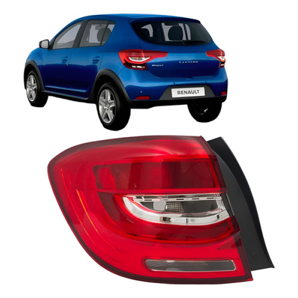Lanterna Traseira Sandero 2020 A 2022 C/ Led