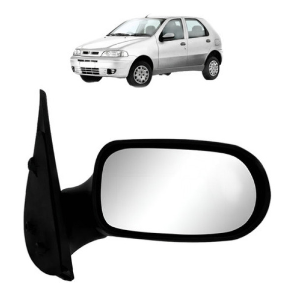 Retrovisor Siena Fire 4pts 2001 02 03 04 05 2006 S/ Controle