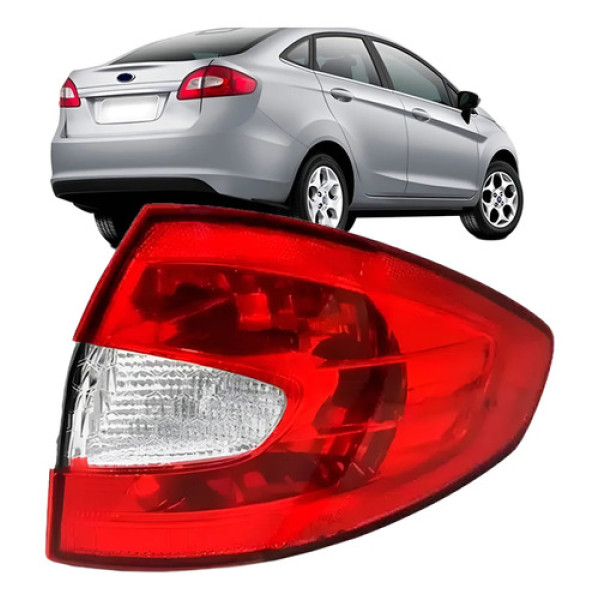 Lanterna Traseira New Fiesta Sedan Mexicano 11 12 2013 Lado