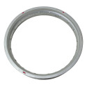 Aro Roda Traseira Three Heads 2,5x18 Detalhes 56613 Prateado