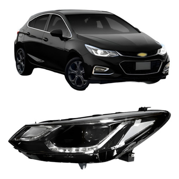 Farol Cruze 2017 2018 2019 2020 2021 2022 Elétrico Com Motor