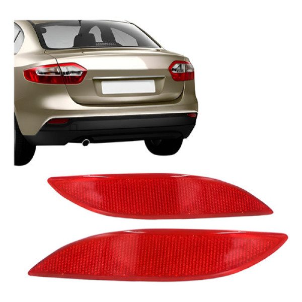 Par Refletor Parachoque Fluence 2011 12 13 14 15 16 2017