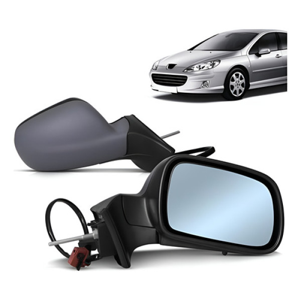 Par Retrovisor Para Peugeot 407 3.0 2005 2006 2007 2008 2009