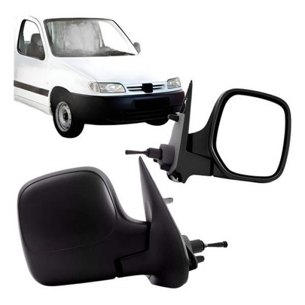 Retrovisor Peugeot Partner 1998 Á 2004 Com Controle