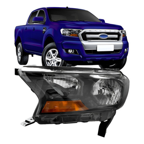 Farol Ranger 2016 2017 2018 2019 Máscara Negra C Pisca Âmb